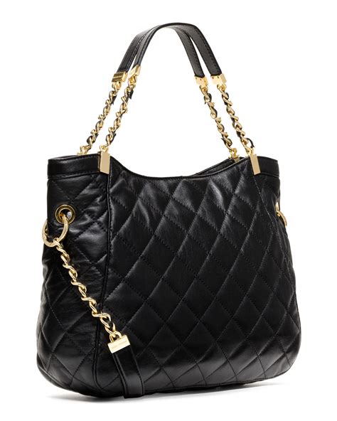 michael kors susannah quilted shoulder bag|Susan Medium Quilted Leather Shoulder Bag .